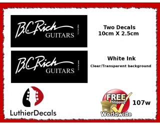 B.C. Rich Guitar Decal #107w
